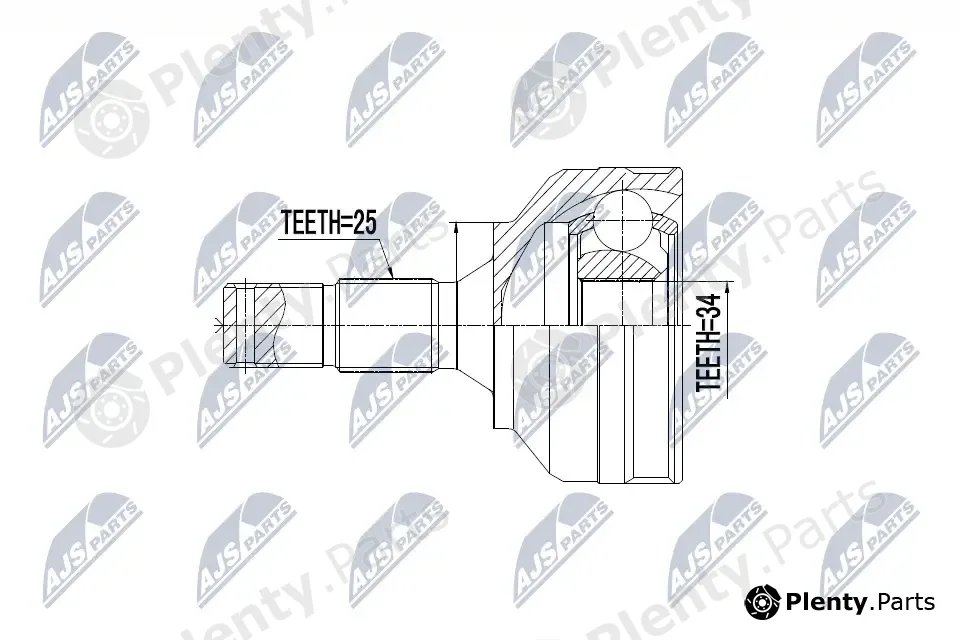 NTY NPZ-PE-030 — Joint Kit, drive shaft