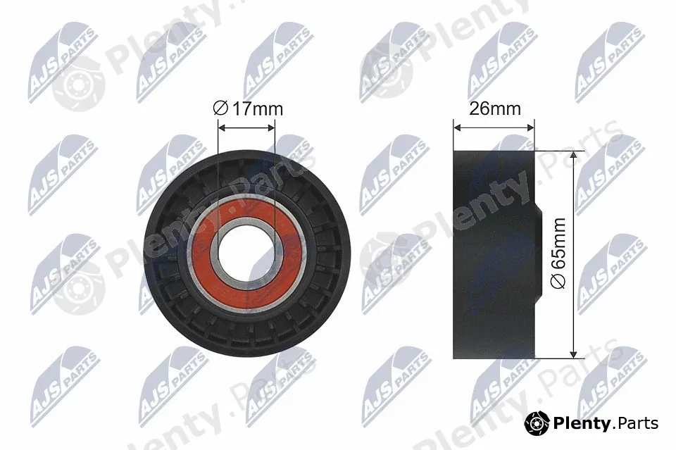 NTY RNK-RE-001 — Tensioner Pulley, V-ribbed belt