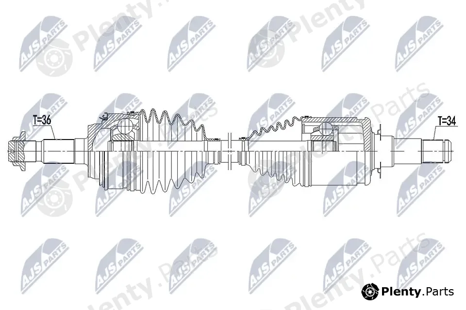NTY NPW-TY-147 — Drive Shaft