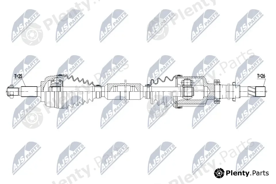 NTY NPW-RE-140 — Drive Shaft
