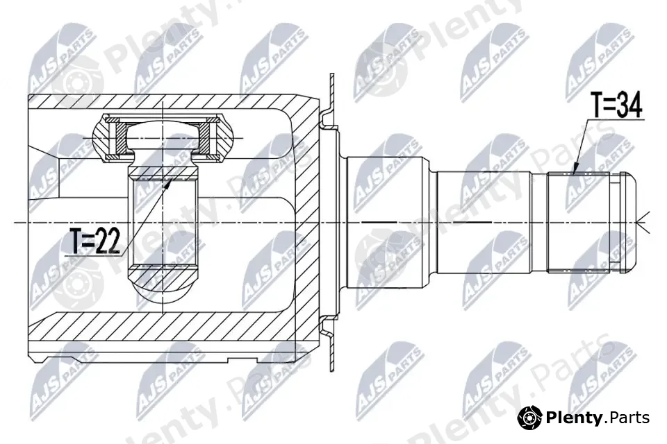 NTY NPW-CH-033 — Joint Kit, drive shaft