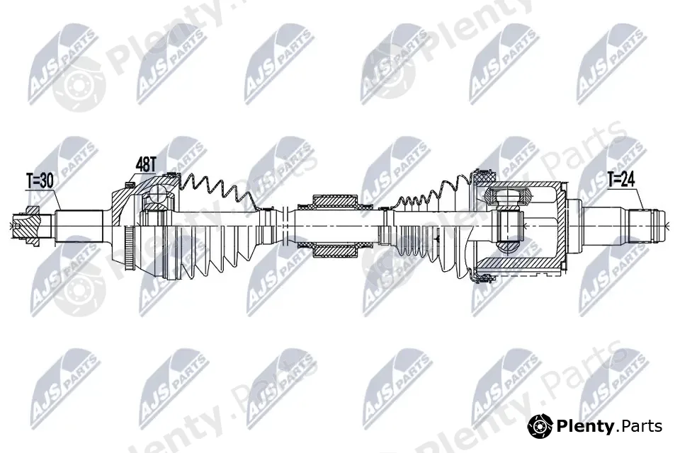 NTY NPW-TY-161 — Drive Shaft