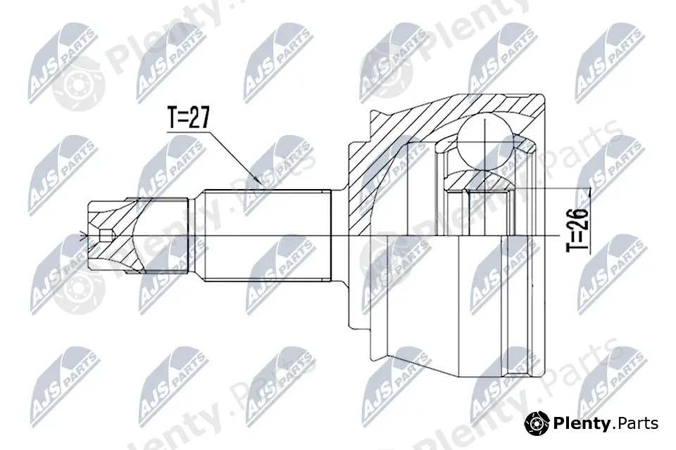 NTY NPZ-CH-030 — Joint Kit, drive shaft