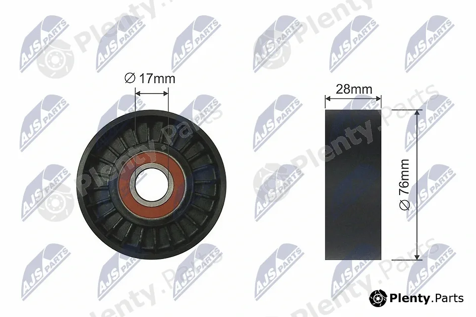 NTY RNK-DW-010 — Tensioner Pulley, V-belt