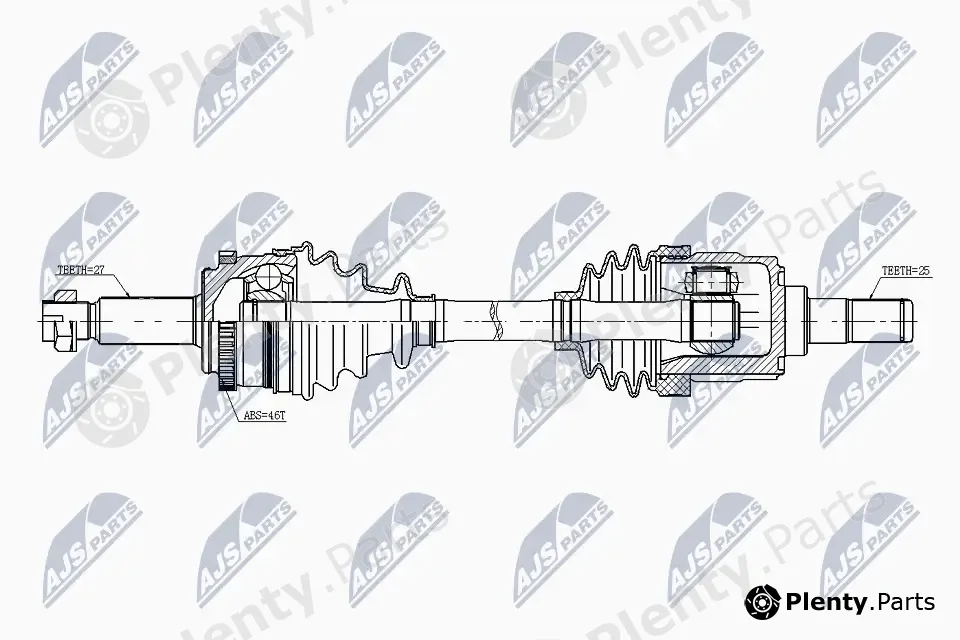 NTY NPW-KA-343 — Drive Shaft