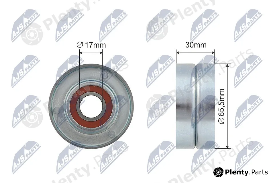 NTY RNK-CH-019 — Tensioner Pulley, V-ribbed belt
