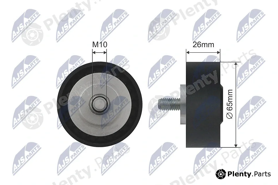 NTY RNK-BM-032 — Deflection/Guide Pulley, V-belt