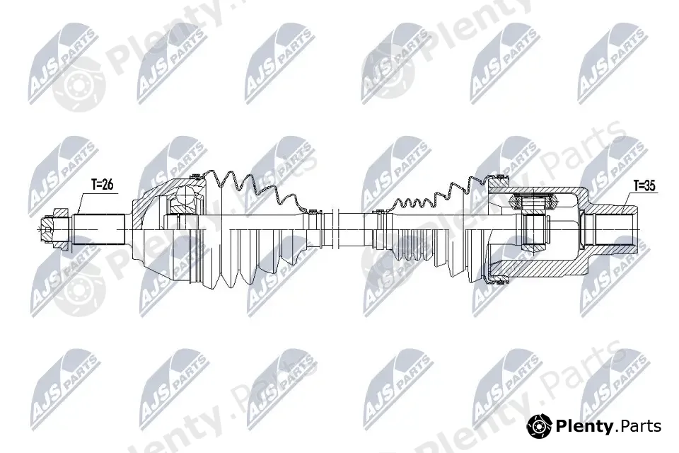 NTY NPW-BM-135 — Drive Shaft