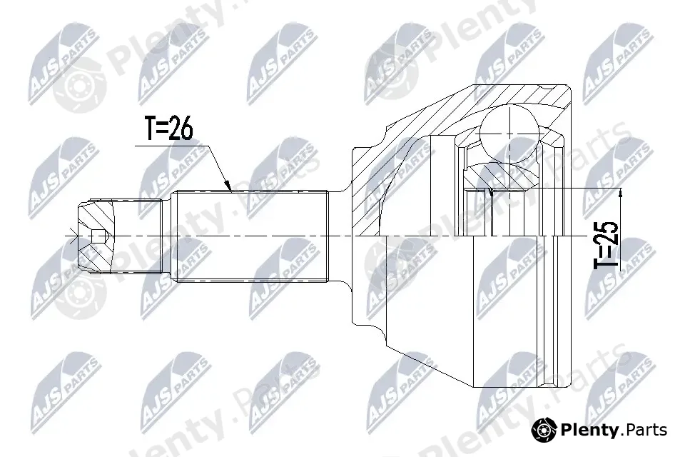 NTY NPZ-BM-018 — Joint Kit, drive shaft