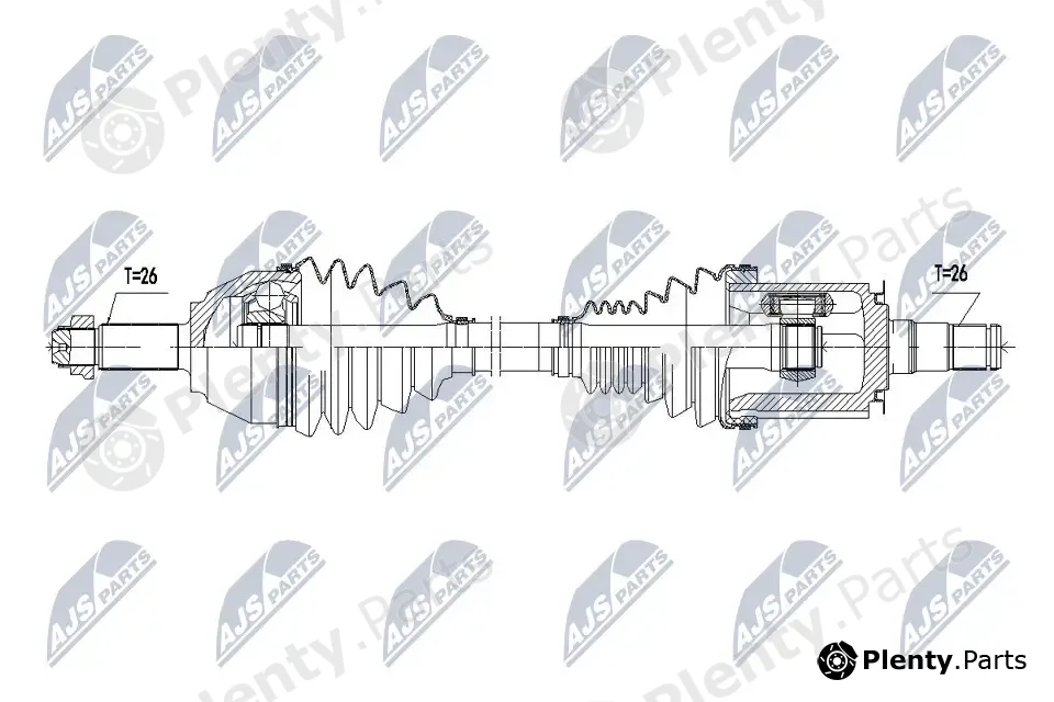 NTY NPW-BM-143 — Drive Shaft