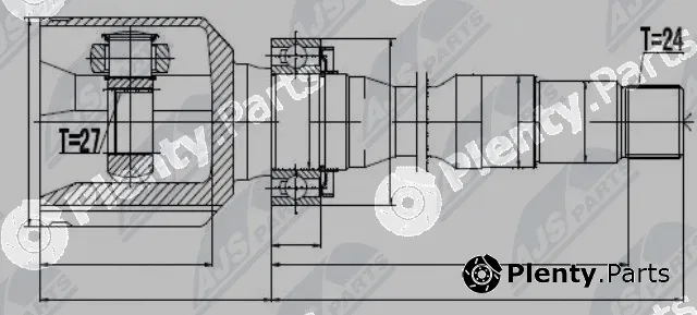 NTY NPW-TY-029 — Joint Kit, drive shaft