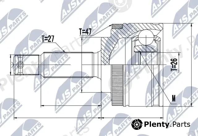 NTY NPZ-KA-358 — Joint Kit, drive shaft