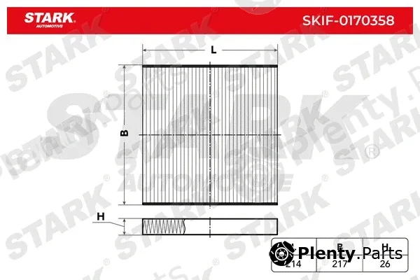 Stark SKIF-0170358 — Filter, cabin air