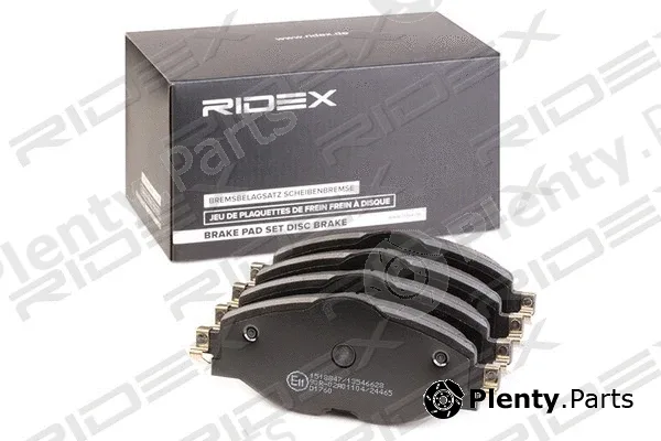 Ridex 402B1157 — Brake Pad Set, disc brake