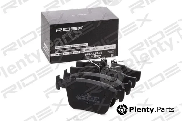 Ridex 402B1125 — Brake Pad Set, disc brake