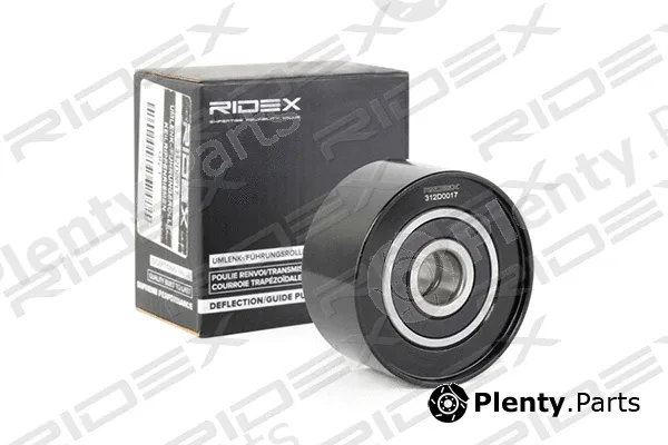 Ridex 312D0017 — Deflection/Guide Pulley, V-ribbed belt