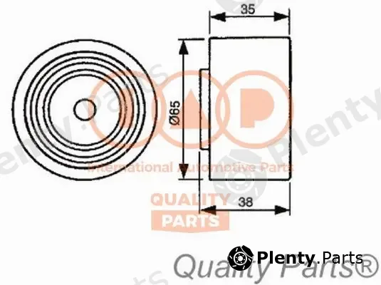 Iap Quality Parts 127-14032 — Tensioner Pulley, timing belt