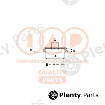 Iap Quality Parts 710-00100 — Brake Drum