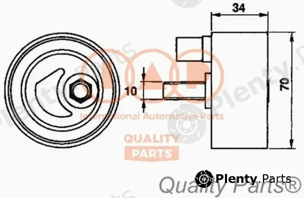 Iap Quality Parts 127-15030 — Tensioner Pulley, timing belt