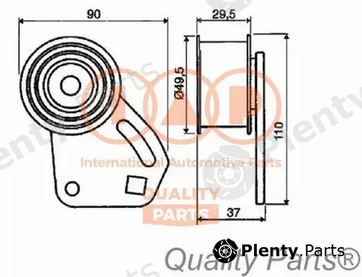 Iap Quality Parts 127-14030 — Tensioner Pulley, timing belt