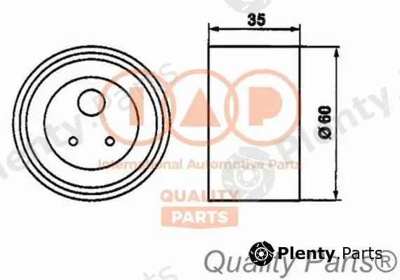Iap Quality Parts 127-21088 — Tensioner Pulley, timing belt
