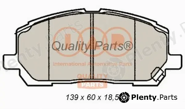 Iap Quality Parts 704-17130 — Brake Pad Set, disc brake