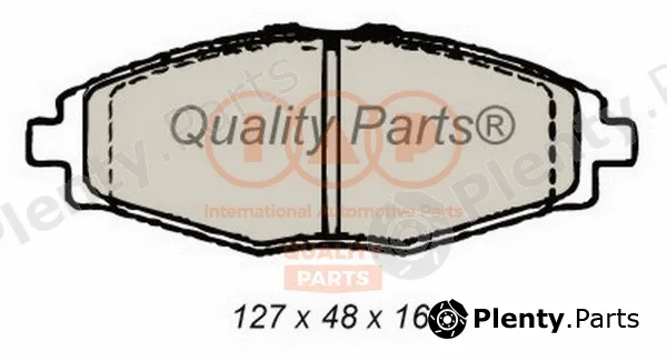 Iap Quality Parts 704-25000 — Brake Pad Set, disc brake