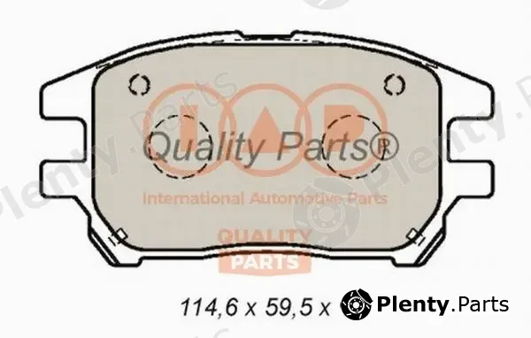 Iap Quality Parts 704-17131 — Brake Pad Set, disc brake