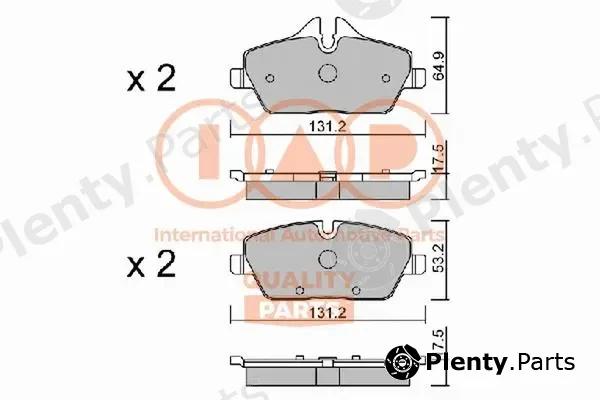 Iap Quality Parts 704-51000P — Brake Pad Set, disc brake