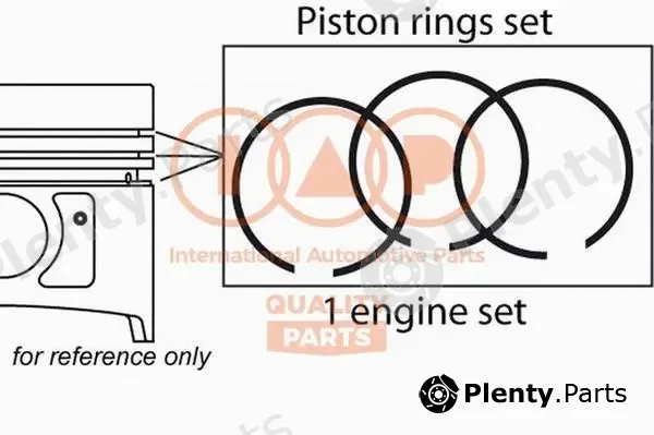Iap Quality Parts 102-25010 — Piston Ring Kit