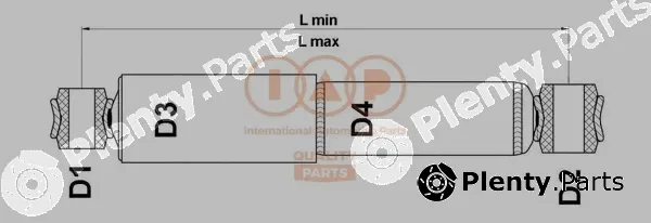 Iap Quality Parts 504-25011 — Shock Absorber
