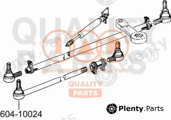 Iap Quality Parts 604-10024 — Tie Rod End