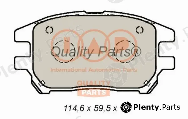 Iap Quality Parts 704-17131P — Brake Pad Set, disc brake