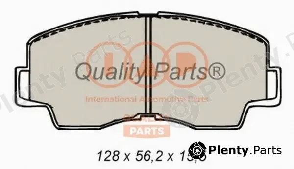 Iap Quality Parts 704-12102 — Brake Pad Set, disc brake