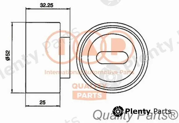 Iap Quality Parts 127-21030 — Tensioner Pulley, timing belt