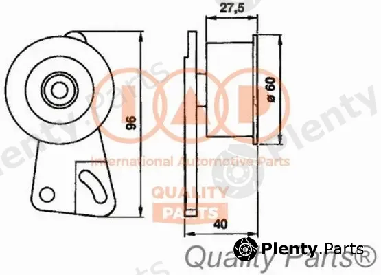 Iap Quality Parts 127-15020 — Tensioner Pulley, timing belt