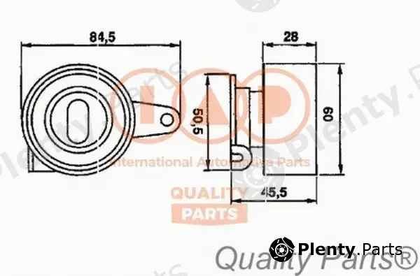 Iap Quality Parts 127-06051 — Tensioner Pulley, timing belt