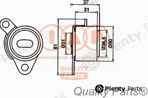 Iap Quality Parts 127-12083 — Tensioner Pulley, timing belt