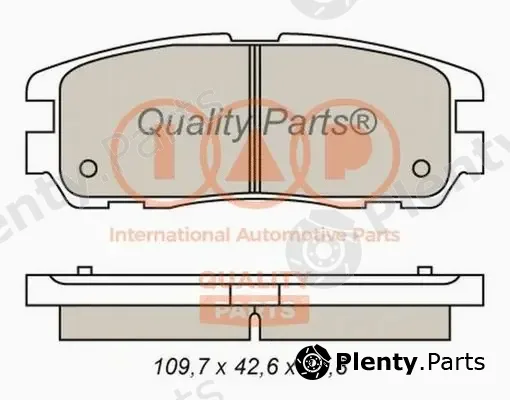 Iap Quality Parts 704-24011 — Brake Pad Set, disc brake