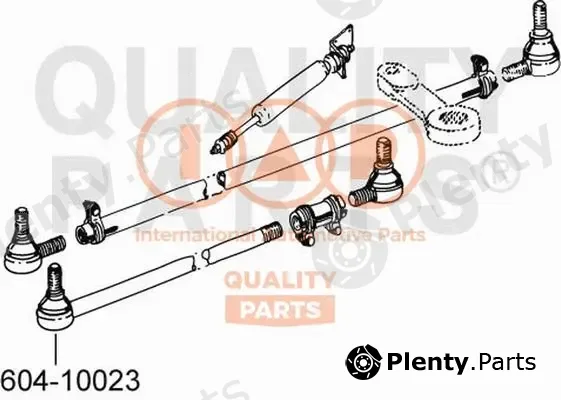 Iap Quality Parts 604-10023 — Tie Rod End