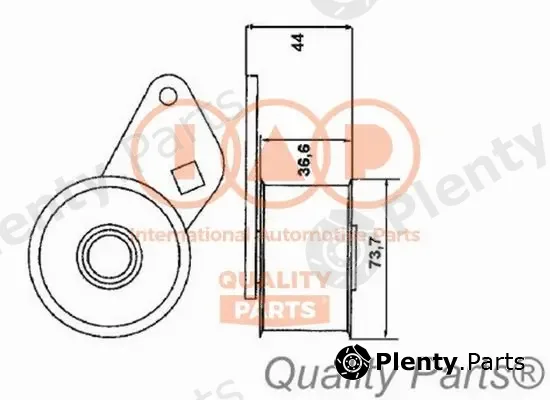 Iap Quality Parts 127-14031 — Tensioner Pulley, timing belt