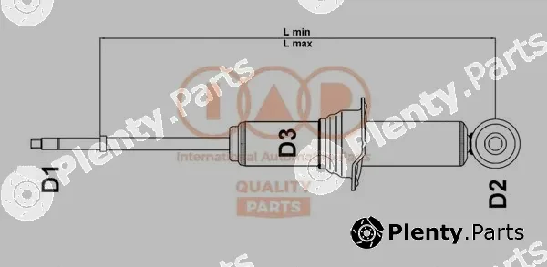 Iap Quality Parts 504-24014 — Shock Absorber