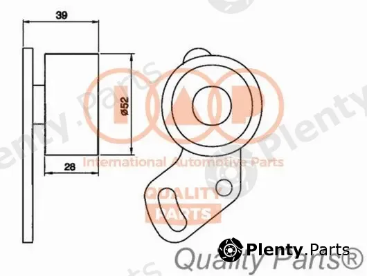 Iap Quality Parts 127-15011 — Tensioner Pulley, timing belt