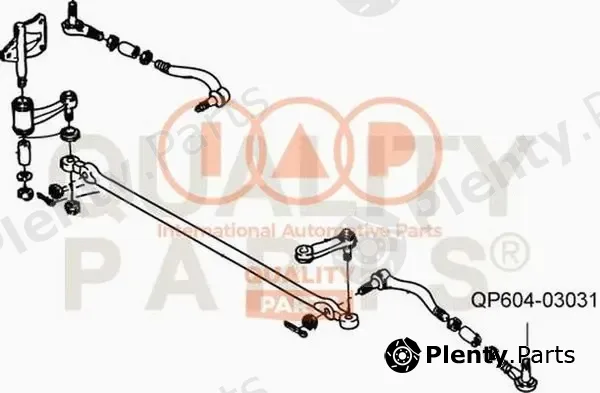 Iap Quality Parts 604-03031 — Tie Rod End