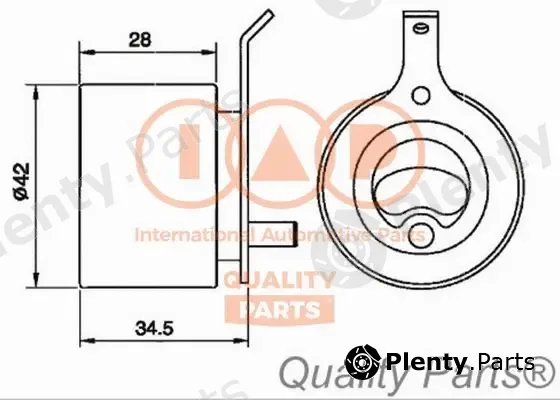 Iap Quality Parts 127-20060G — Tensioner Pulley, timing belt