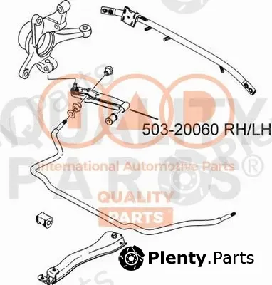 Iap Quality Parts 503-20060 — Control/Trailing Arm, wheel suspension