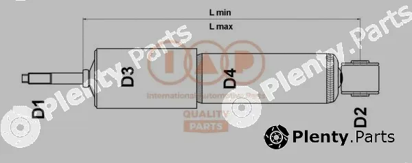Iap Quality Parts 504-24010 — Shock Absorber