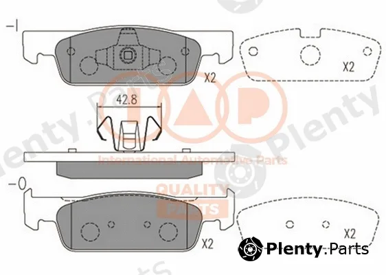 Iap Quality Parts 704-00101 — Brake Pad Set, disc brake