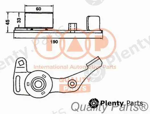 Iap Quality Parts 127-06021 — Tensioner Pulley, timing belt