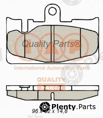 Iap Quality Parts 704-17145P — Brake Pad Set, disc brake